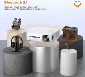 Yaber Pro V7 9500L 5G Vidéoprojecteur WiFi Bluetooth Full HD 1080P Avis
